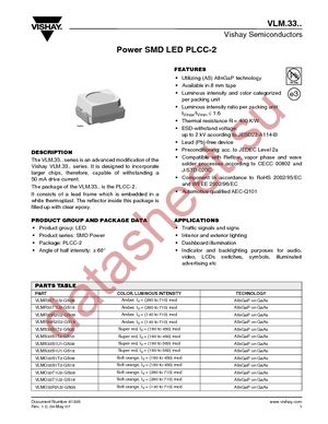 VLMS33S1T2-GS08 datasheet  